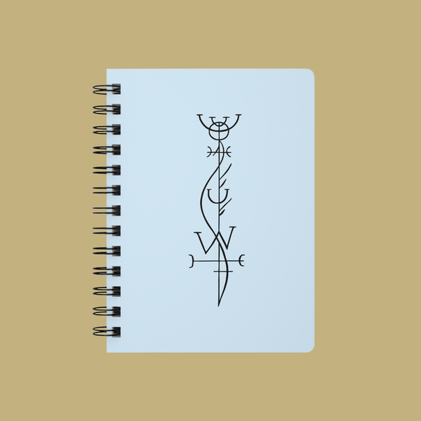 Sigil of Abundance Spiral Bound Journal | Rune Inspired Symbol Notebook